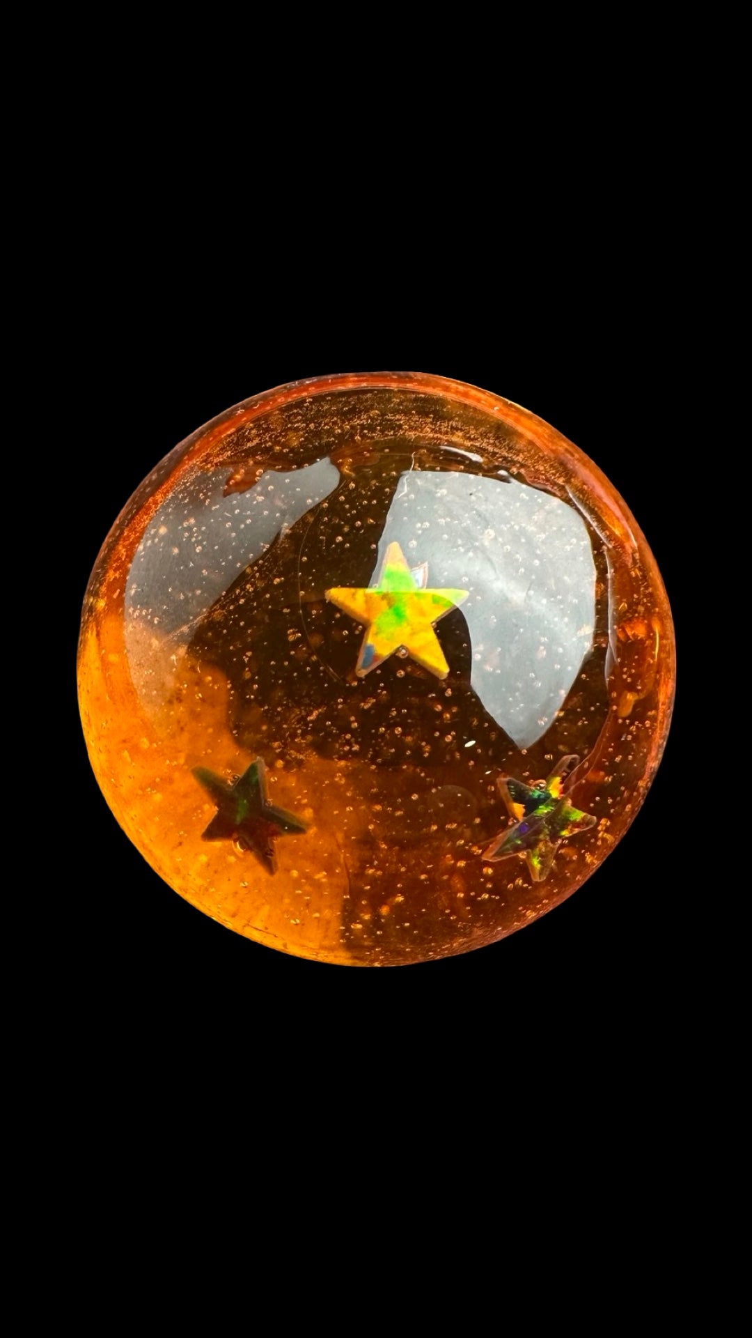Marble Set (7 piezas) Esferas Del Dragón con Ópalo Negro by Nerv Glass