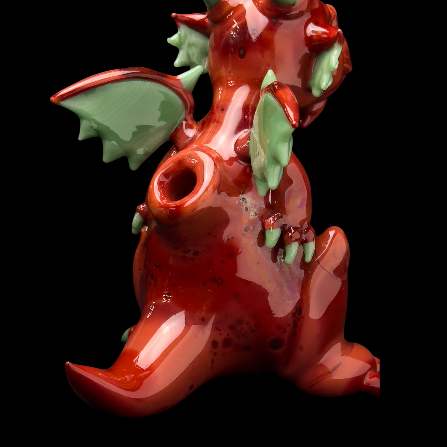 Dragon Rojo Hendy Glass