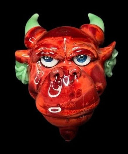 Pendiente Dragon Rojo