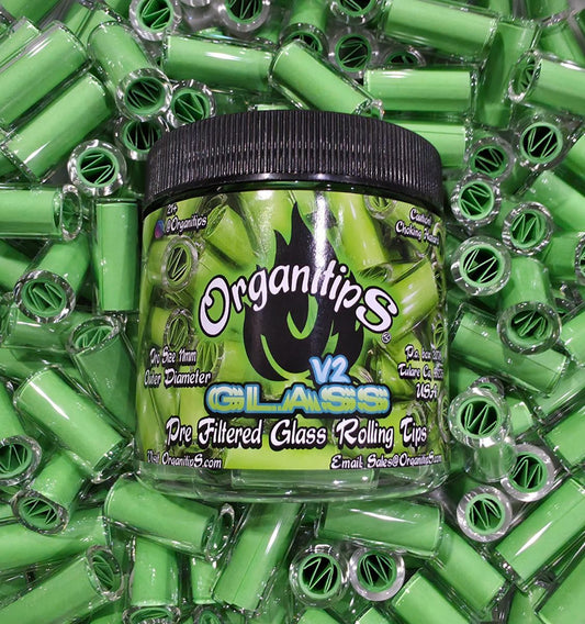 OrganitipS ® 35 pcs V2 11mm Pro Size Tubes Green