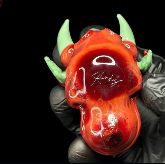 Pendiente Dragon Rojo